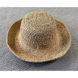 ORVIS‎ Straw Hat Womens Fedora Bucket Brim Fishing Beach Hiking Sun Protection